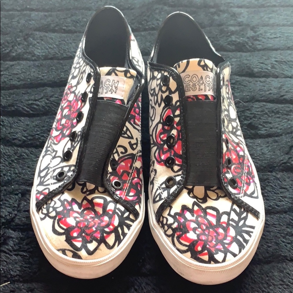 Coach Poppy Slip On Tennis Shoes